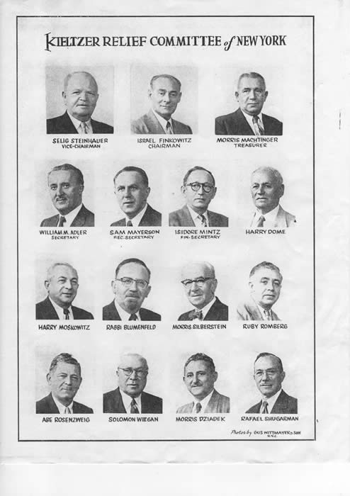 Kieltzer Relief Committee - 1955
